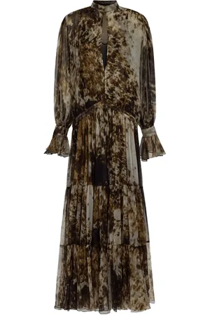 Roberto Cavalli Appaloosa-print maxi dress