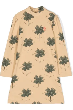 The Animals Observatory Bug graphic-print cotton dress