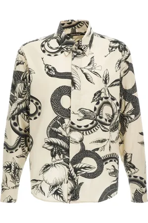 Roberto Cavalli Snake-print shirt