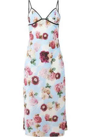 FLEUR DU MAL Dream of Fleur-print midi dress