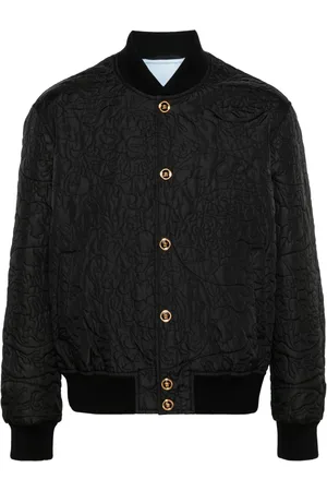 VERSACE Barocco-quilted bomber jacket