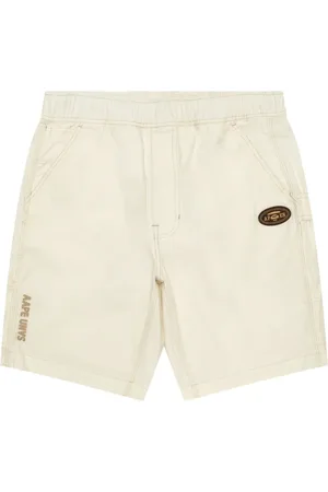 A Bathing Ape Logo-patch shorts