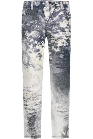 Roberto Cavalli Appaloosa-print jeans