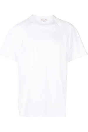 Alexander McQueen Harness-effect cotton T-shirt