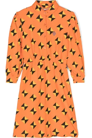 The Animals Observatory Pigeon graphic-print cotton dress