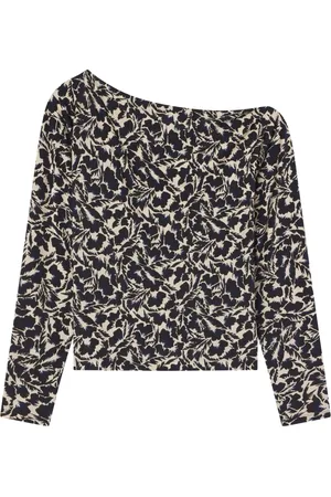 A.L.C. Tyler asymmetric floral-print top