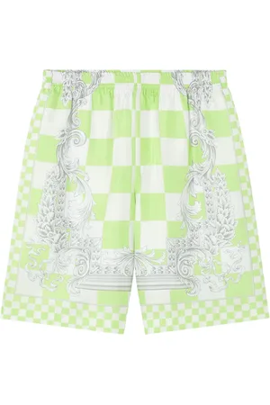 VERSACE Medusa Contrasto silk shorts