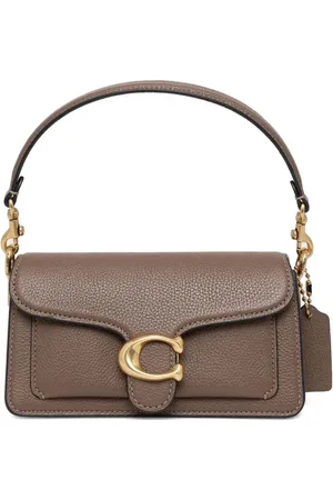 Coach Logo-plaque leather cross body bag
