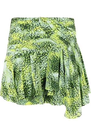 IRO Asymmetric-ruffle mini skirt