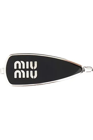 Miu Miu Logo-embossed hair clip