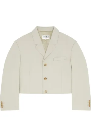 Maison Margiela Single-breasted cropped blazer