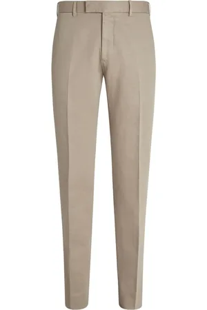 Ermenegildo Zegna Summer cotton-linen chino trousers
