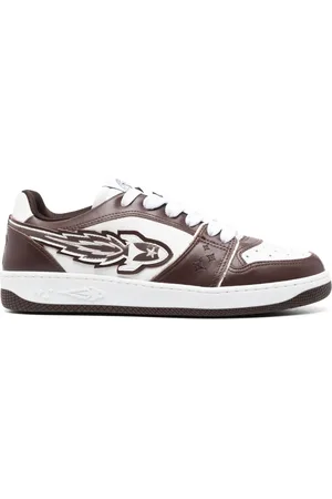 ENTERPRISE JAPAN Rocket panelled leather sneakers