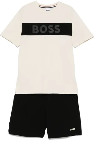 HUGO BOSS Logo-print shorts set
