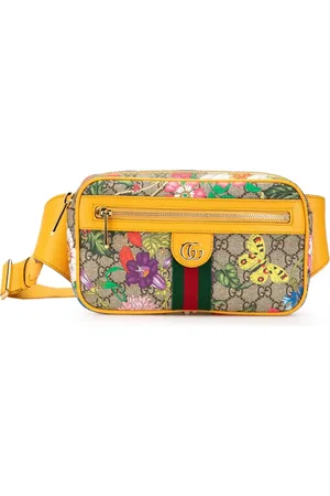 Gucci 2016-present GG Supreme Flora Ophidia belt bag