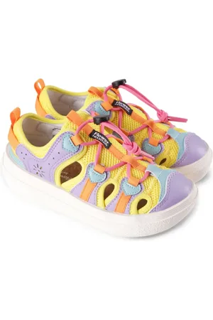 Flower Mountain Mesh-panelled lace-up sneakers