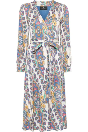 Etro Paisley-print midi dress