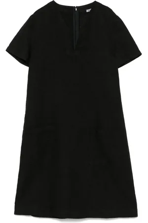 Aspesi Slub-linen mini dress