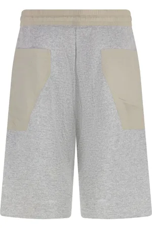 RANRA Patch-pocket track shorts