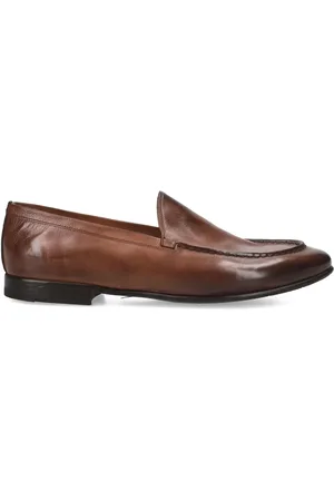 Premiata Stitched leather loafers