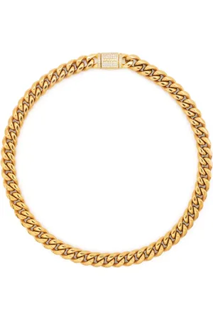 DARKAI Cuban-chain -plated necklace