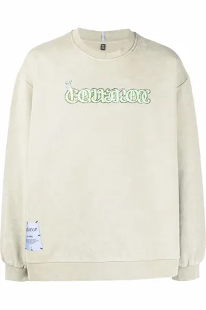 Alexander McQueen Stonewashed graphic-print sweatshirt