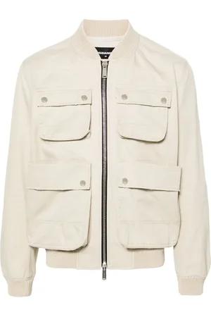 Dsquared2 Zip-up cotton bomber jacket