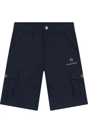 Aigner Logo-embroidered cargo shorts