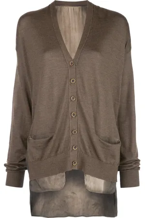 UMA WANG Buttoned fine knit cardigan