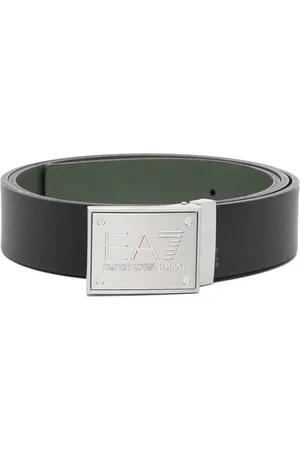 EA7 Logo-engraved belt