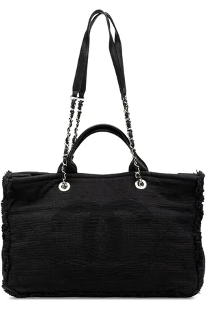 CHANEL 2019 Medium CC Double Face Deauville Tote satchel