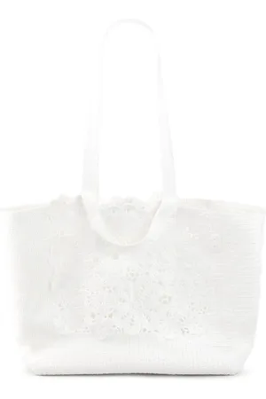 Sandro Crochet tote bag