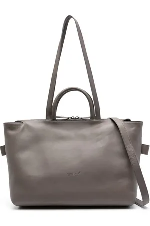 MARSÈLL 4 Dritta logo-debossed leather tote bag