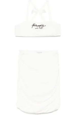 PHILOSOPHY DI LORENZO SERAFINI Logo-tape skirt set