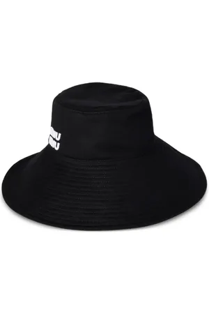 Miu Miu Drill wide-brim bucket hat