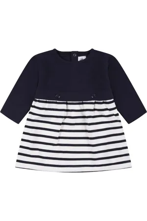 Petit Bateau Long-sleeved tube-knit dress