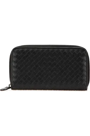 Bottega Veneta 2012-2024 Nappa Intrecciato Zip Around Wallet long wallets