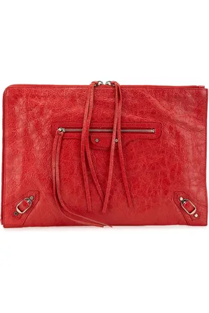 Balenciaga 2010-2024 Large Lambskin Motocross Classic clutch bag