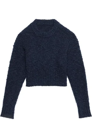 Ami Ribbed crew neck jumper