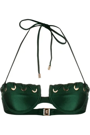 ZIMMERMANN Devi eyelet-detail bikini top