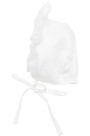 MONNALISA Lace-trim bonnet