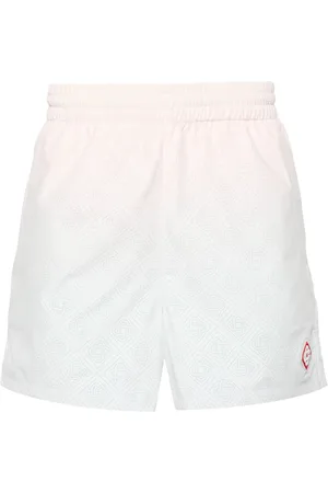 Casablanca Perforated-monogram gradient shorts