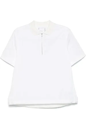 SACAI Cotton polo shirt