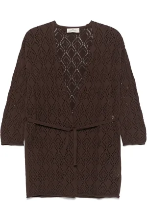 BRUNO MANETTI Pointelle-knit cardigan