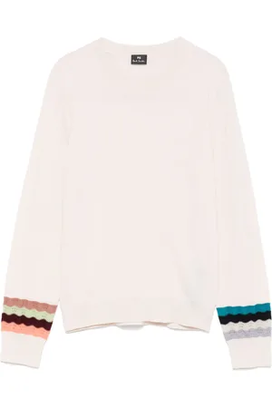 Paul Smith Zig zag-sleeve sweater