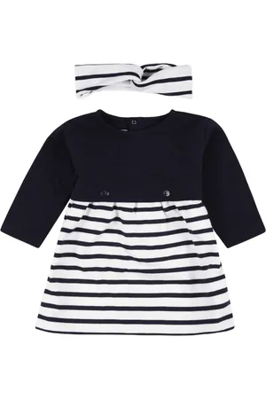 Petit Bateau Long-sleeved tube-knit dress