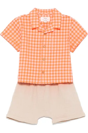 TEDDY & MINOU Checked short and shirt set