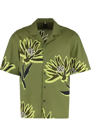 HUGO BOSS Lars floral-print short-sleeve shirt