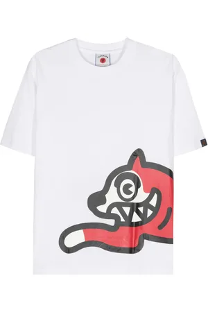ICECREAM Running dog-print cotton T-shirt