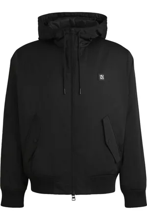 HUGO BOSS Rubberised-logo jacket